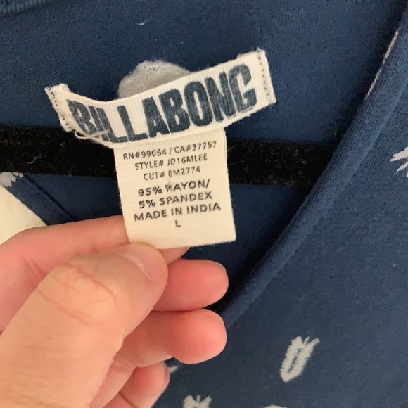 2/$25 Billabong Feather Printed Dress - Picture 5 of 5